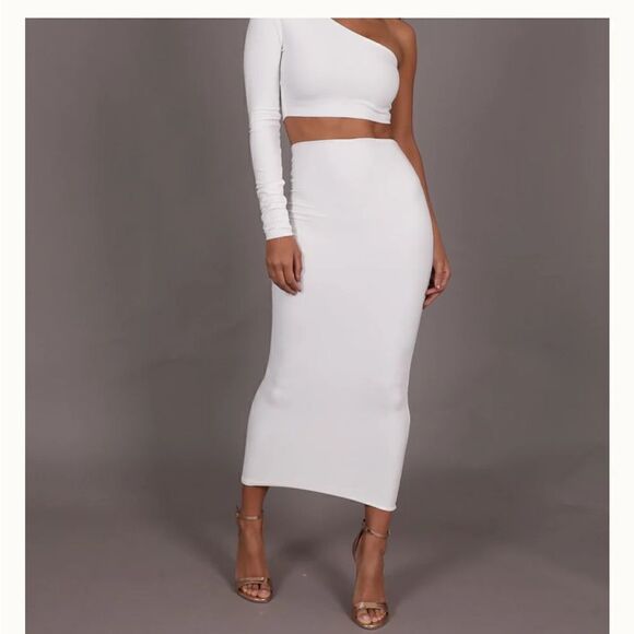 AYM  Elle Simplistic Bodycon Maxi Skirt size small - Picture 1 of 11